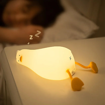 Rivn Store™ Duck LED Night Light Pat Silicone Lamp