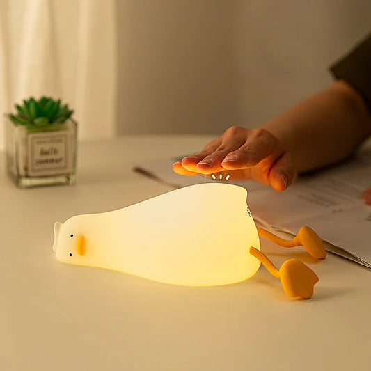 Rivn Store™ Duck LED Night Light Pat Silicone Lamp