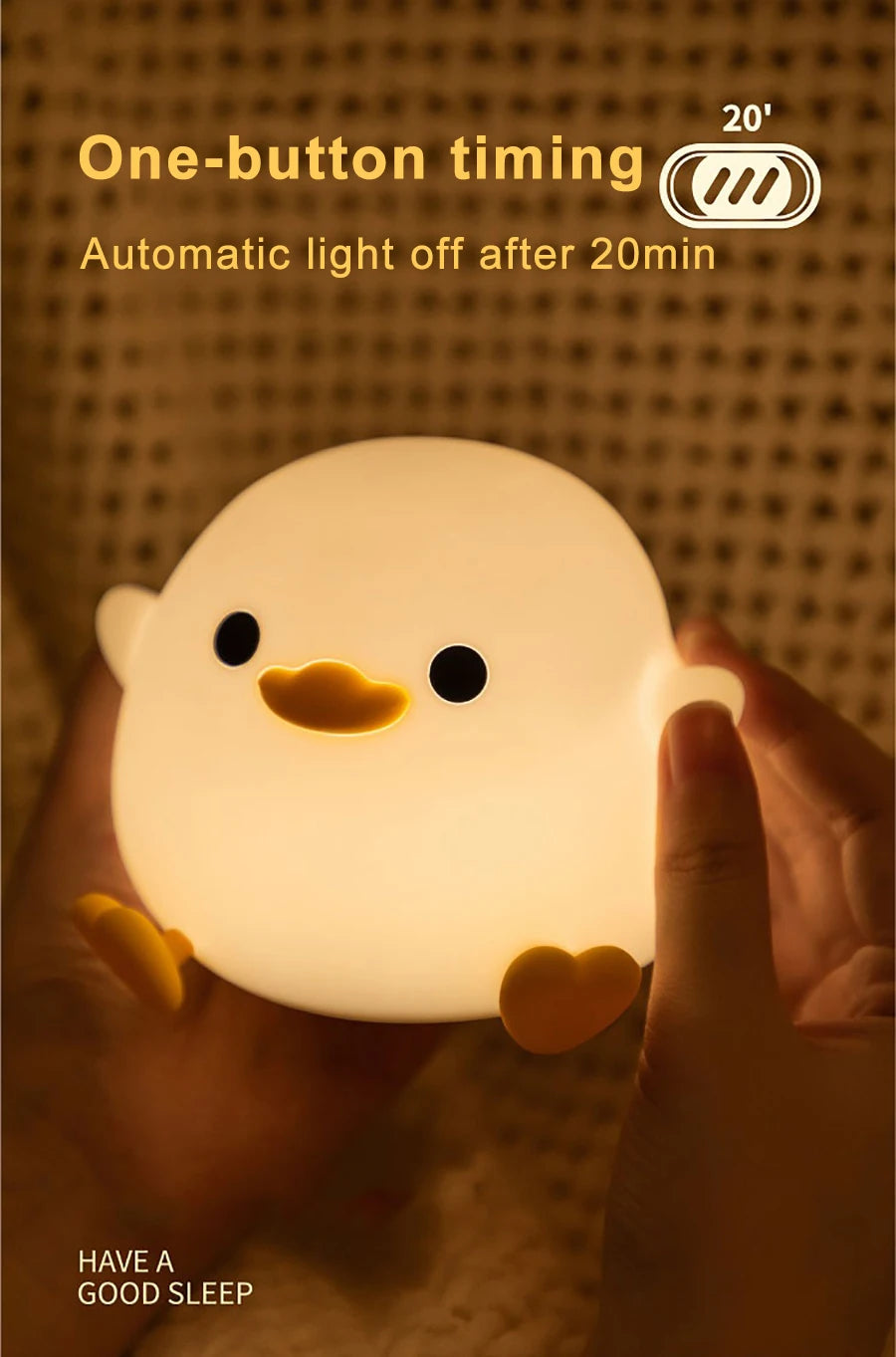 Rivn Store™ Duck Silicone Night Light Touch Lamp