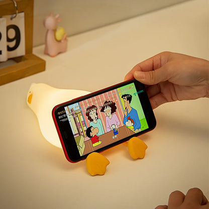 Rivn Store™ Duck LED Night Light Pat Silicone Lamp