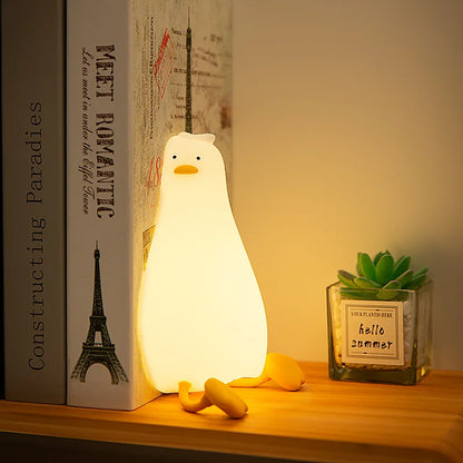 Rivn Store™ Duck LED Night Light Pat Silicone Lamp