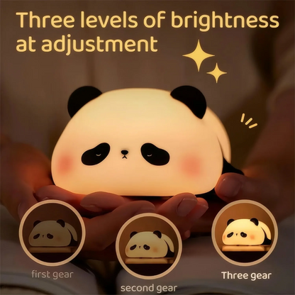 Rivn Store™ Cute LED Night Light Panda, Silicone Nightlights